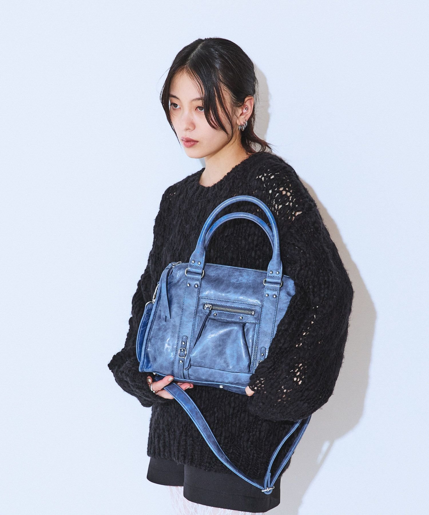 JEANASIS｜アンティークフェイクレザーボストン | Rakuten Fashion