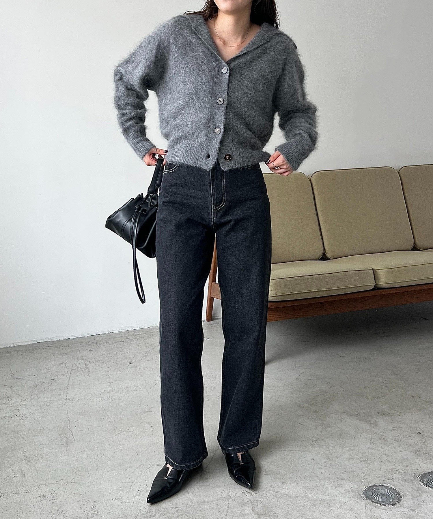 CAPRICIEUX LE'MAGE｜【上質な着心地】WOOL100ミンクタッチ