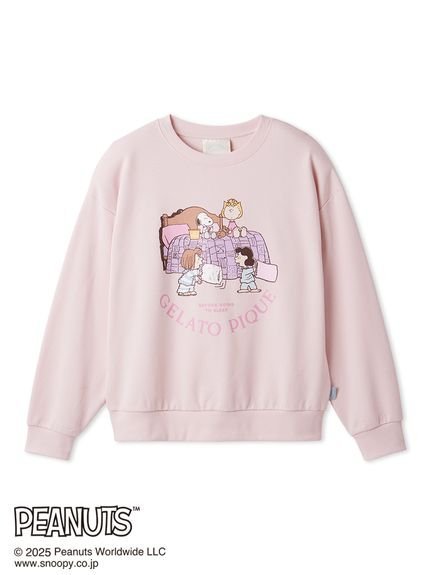 gelato pique｜【PEANUTS】オリジナルアート ワンポイント裏毛プル