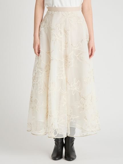 CELFORD｜ブラッシュドエンブロイダリースカート | Rakuten Fashion
