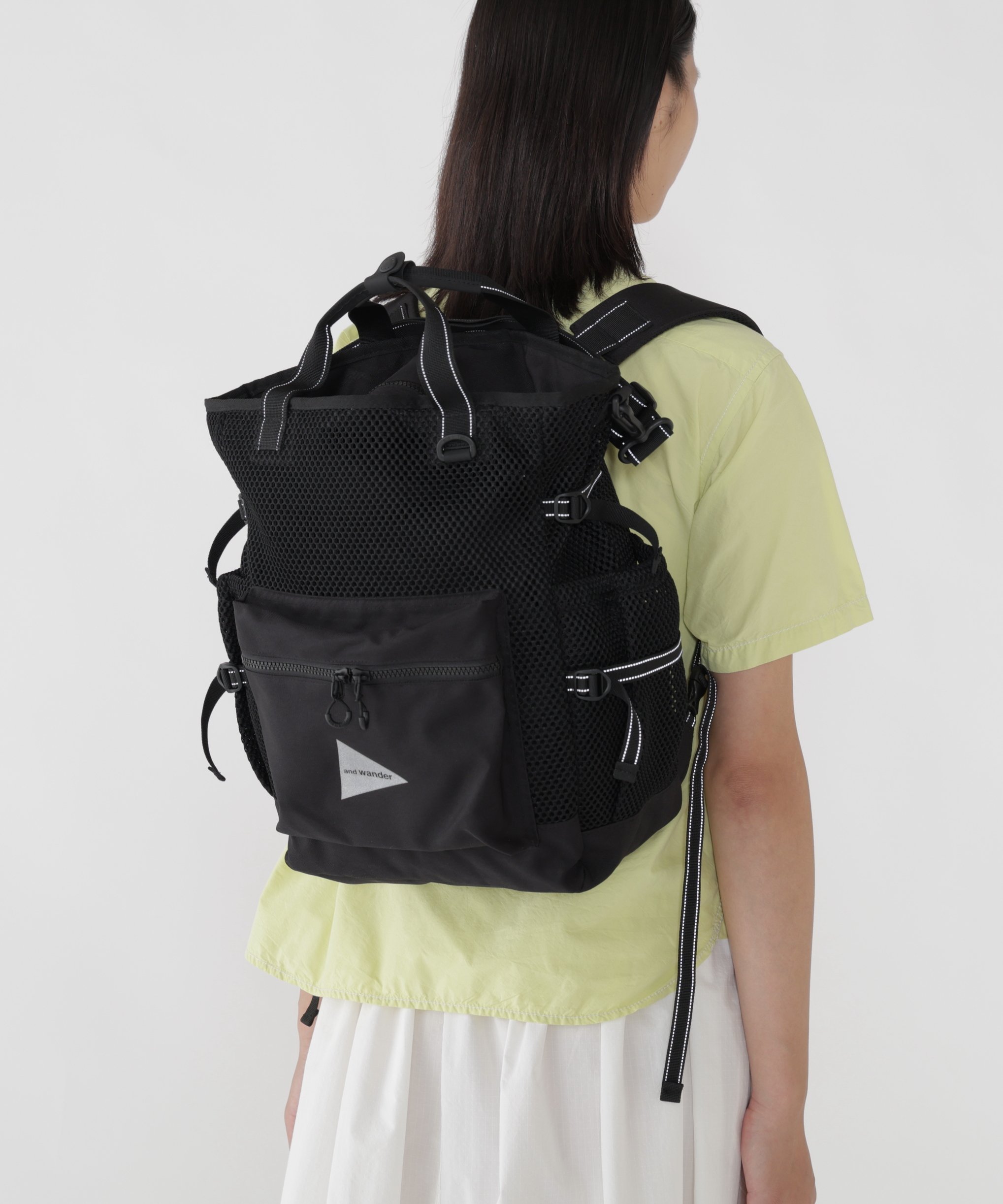 and wander｜3D mesh 2way tote bag | Rakuten Fashion(楽天