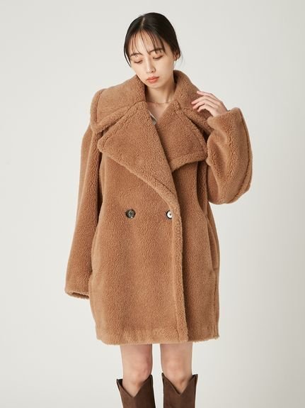 FRAY I.D｜ECOPELボアミドルコート | Rakuten Fashion(楽天