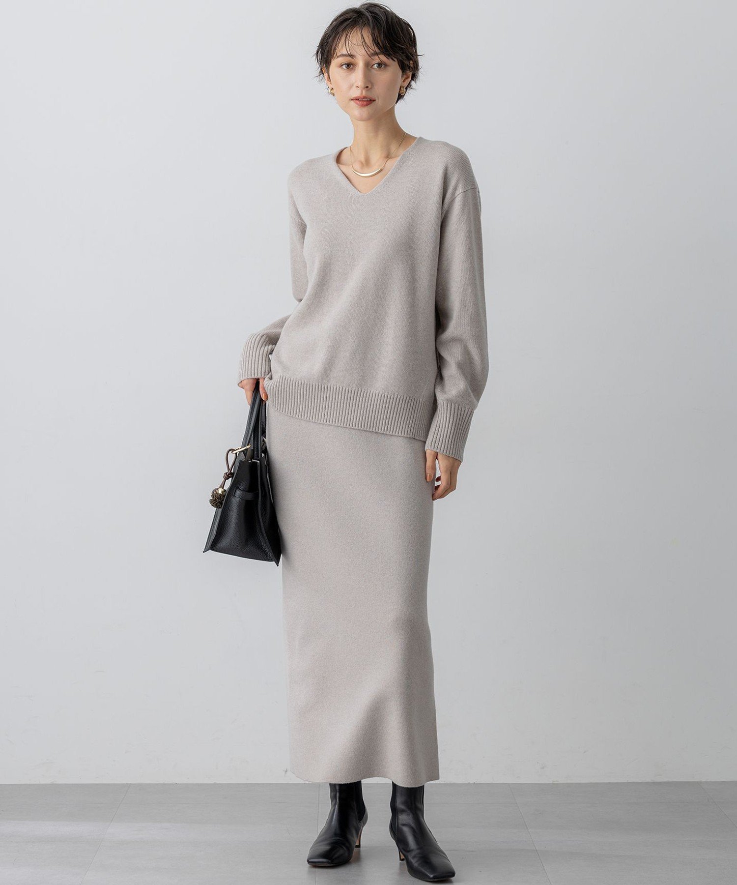 23区｜【見上愛さんコラボカラー/VERY・GISELe掲載】カシミヤブレンド