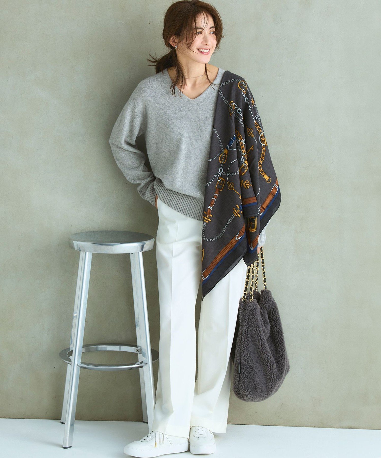 23区｜【見上愛さんコラボカラー/VERY・GISELe掲載】カシミヤブレンド