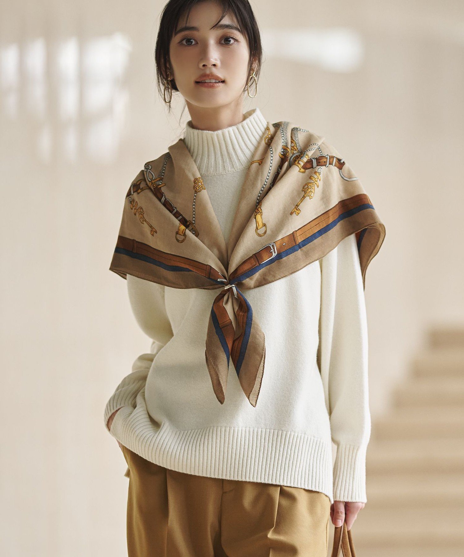 23区｜【見上愛さんコラボカラー/Oggi掲載】カシミヤブレンド