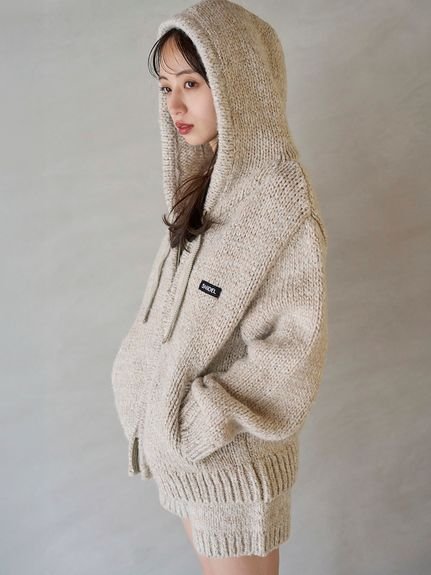 SNIDEL｜ロービングニットフーディー | Rakuten Fashion(楽天