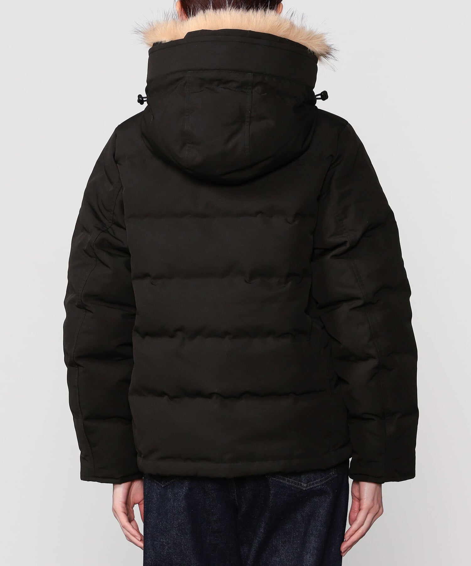 Bshop｜DANTON | ポリエステルタッサー ファーフード ダウンジャケット