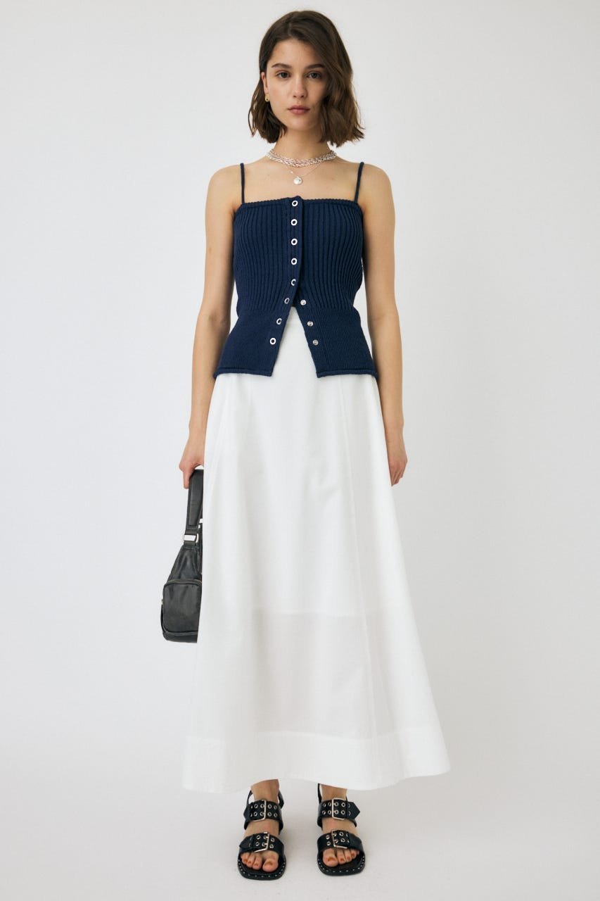 moussy｜FRONT BUTTON ニットキャミ | Rakuten Fashion(楽天