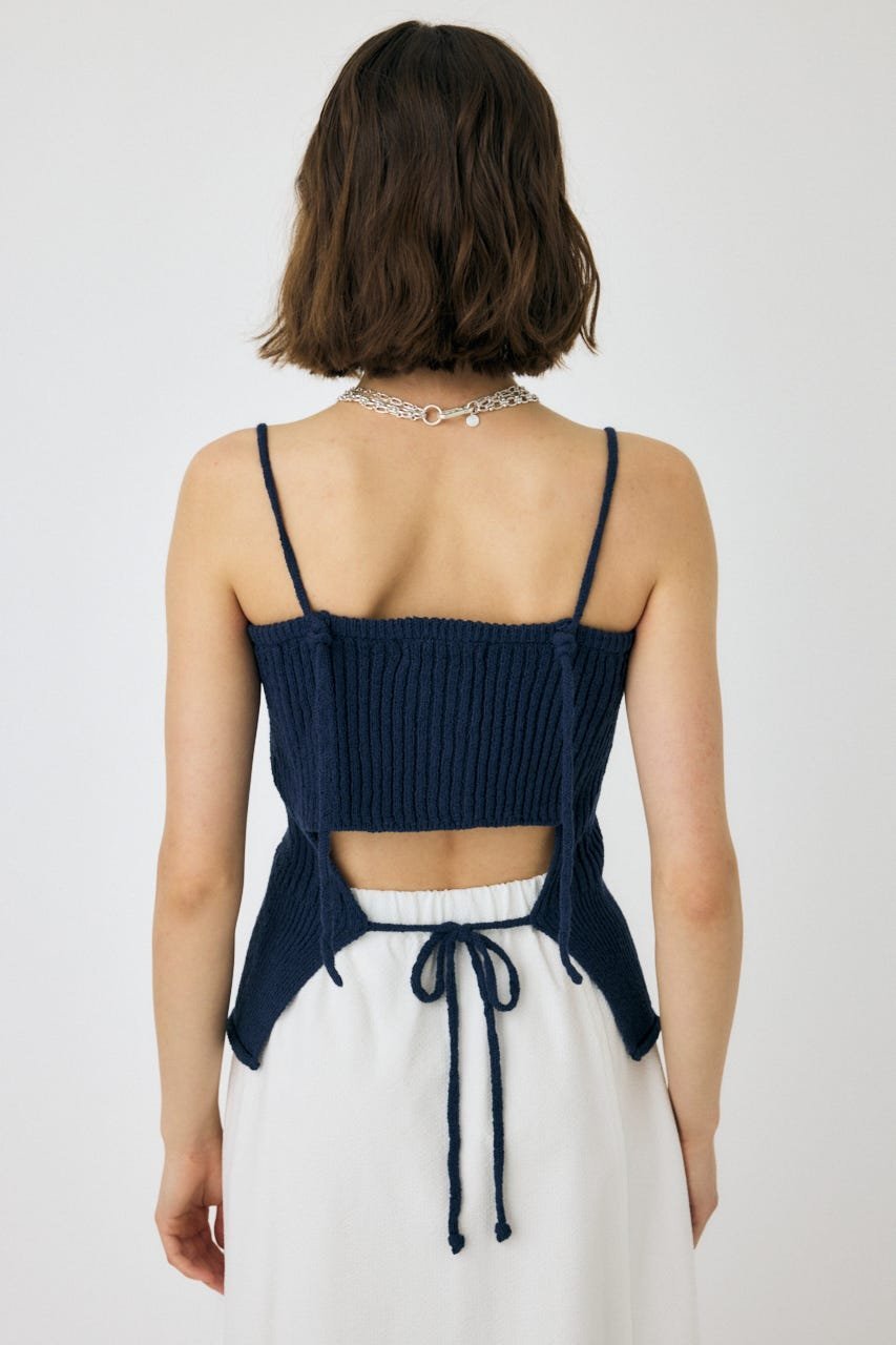 moussy｜FRONT BUTTON ニットキャミ | Rakuten Fashion(楽天