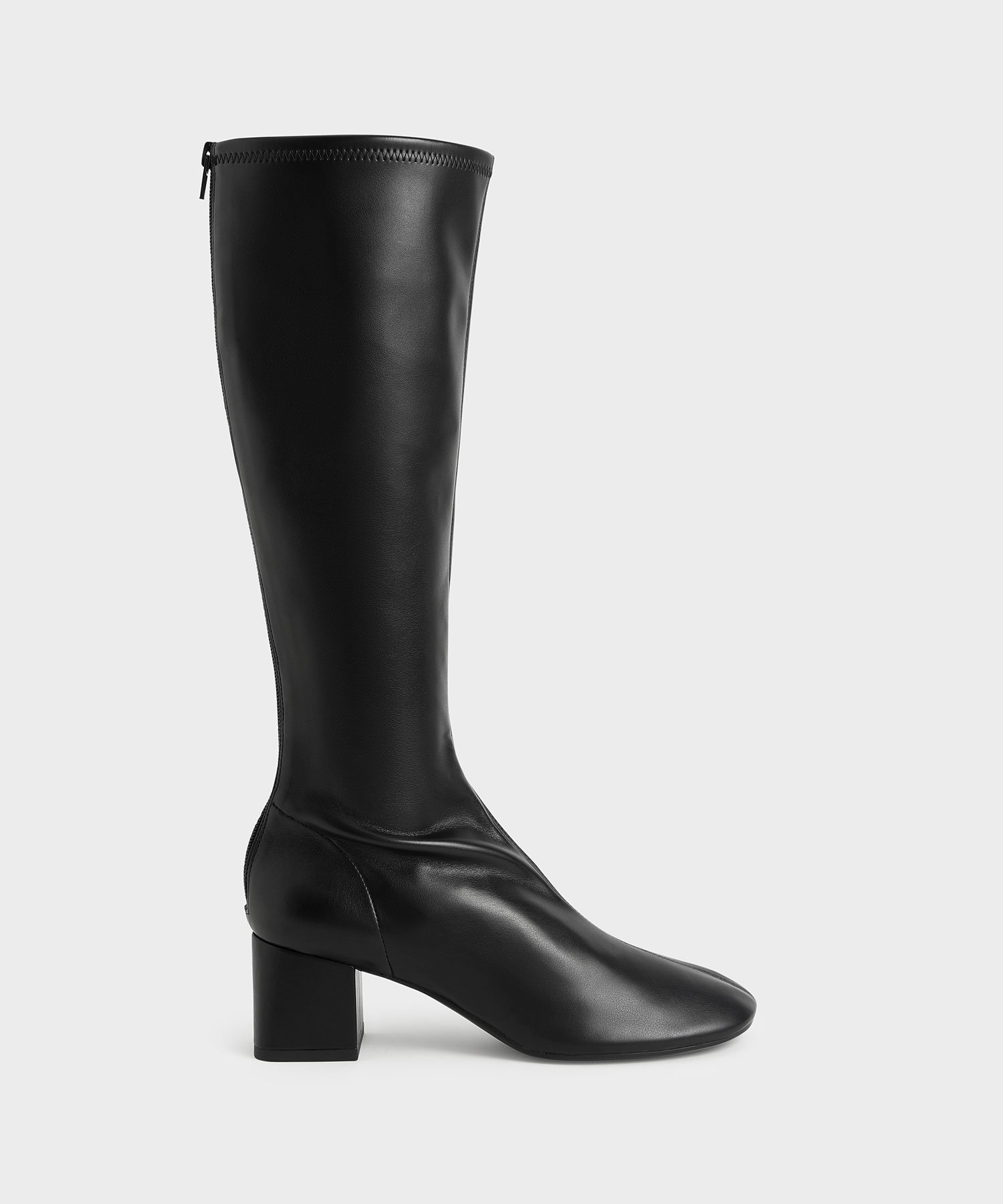 CHARLES & KEITH｜ブロックヒール ロングブーツ | Rakuten Fashion