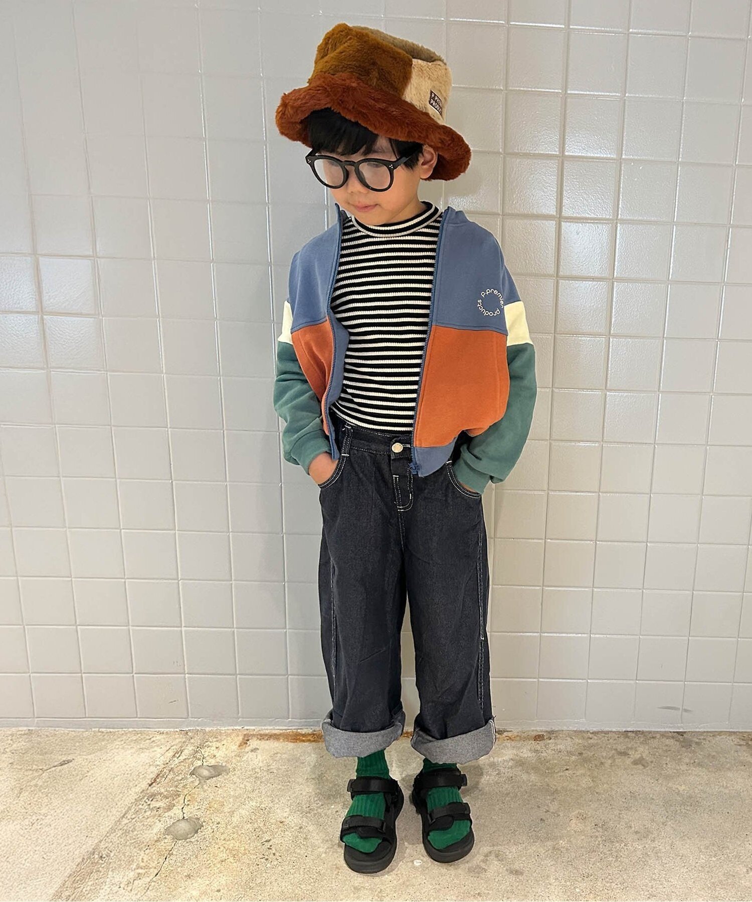 F.O.Online Store｜マルチカラーファーバケットハット | Rakuten