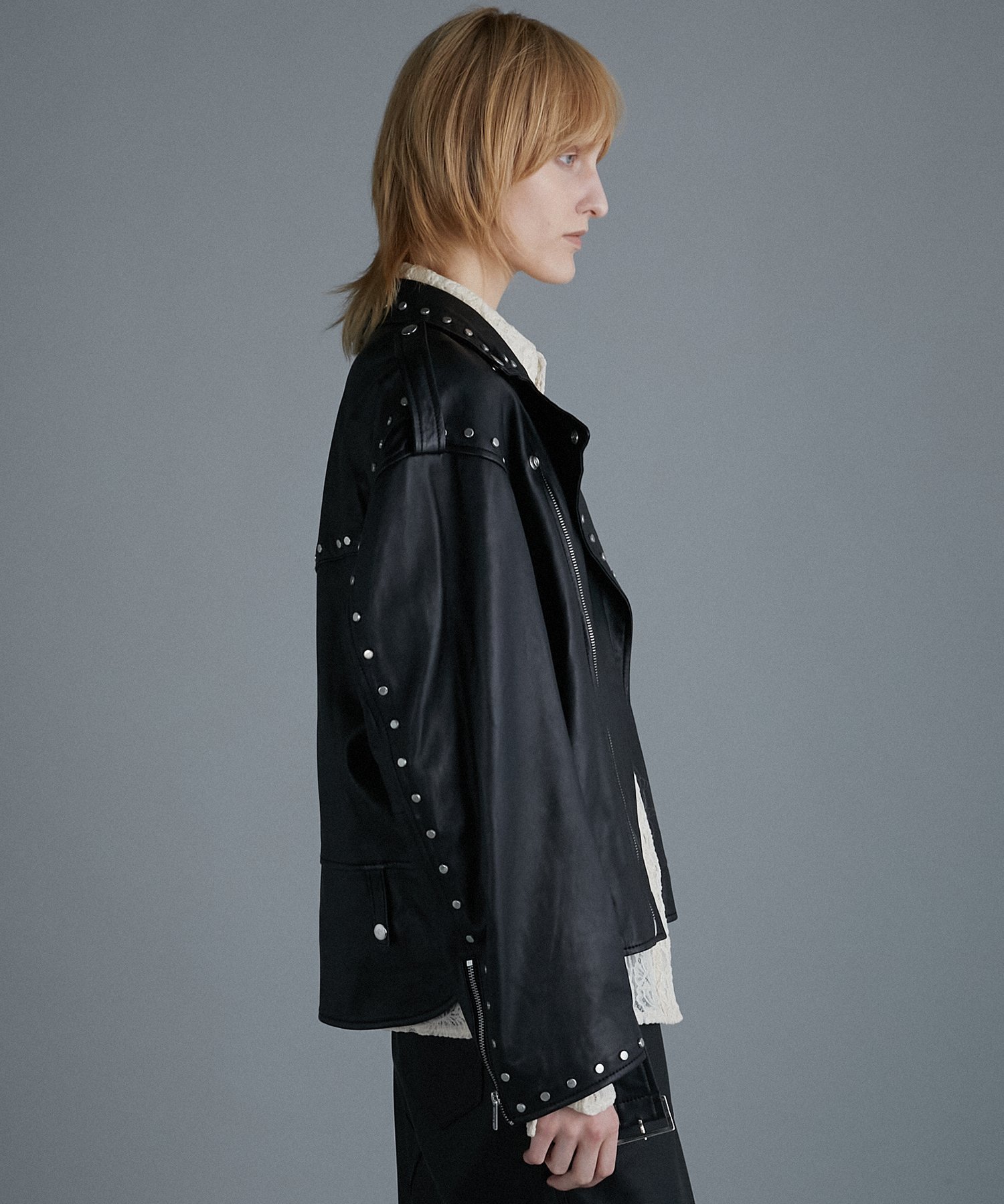 PRANK PROJECT｜スタッズライダースジャケット / Studs Riders Jacket