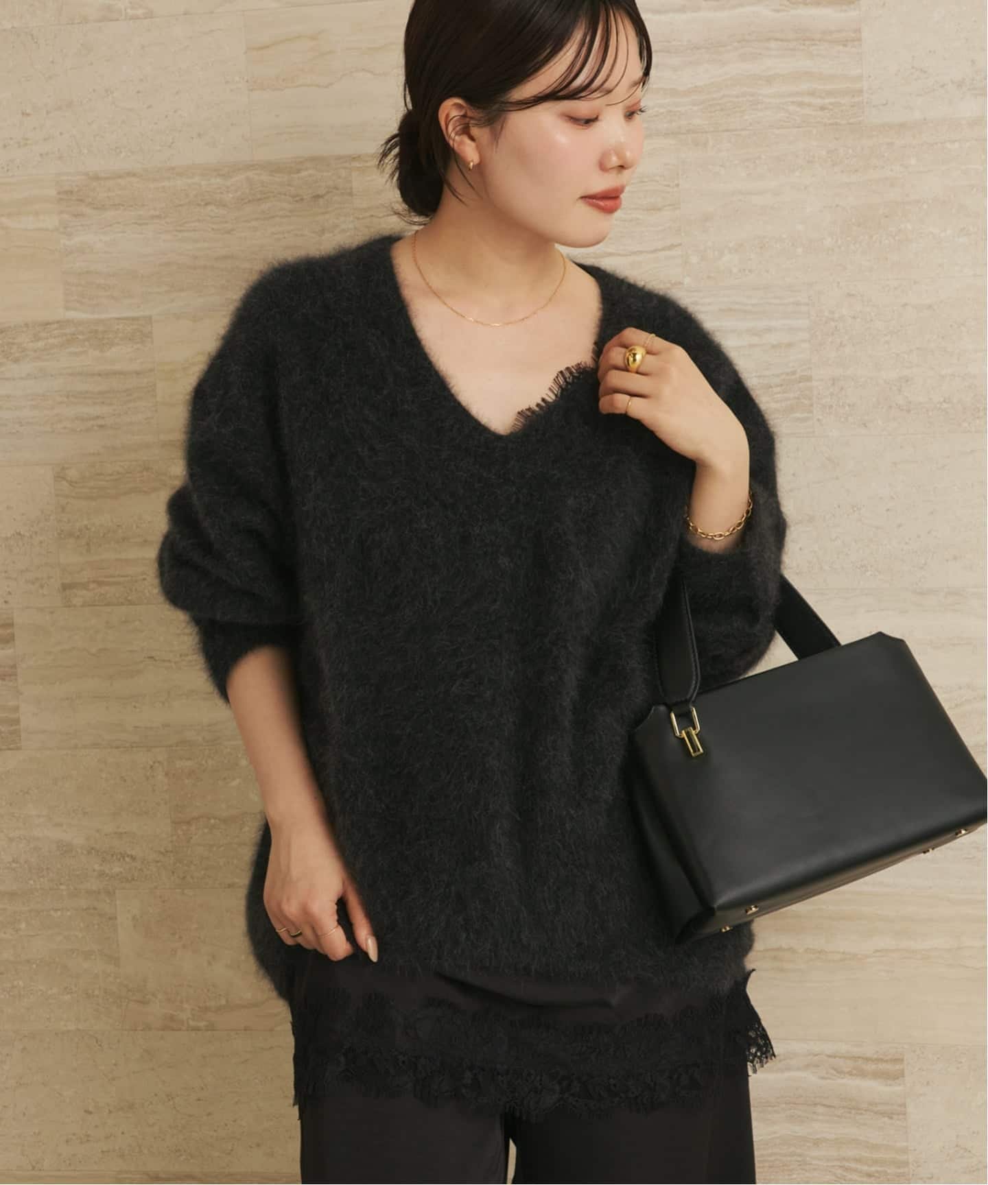 plage｜Light Fur V nuance プルオーバー | Rakuten Fashion(楽天