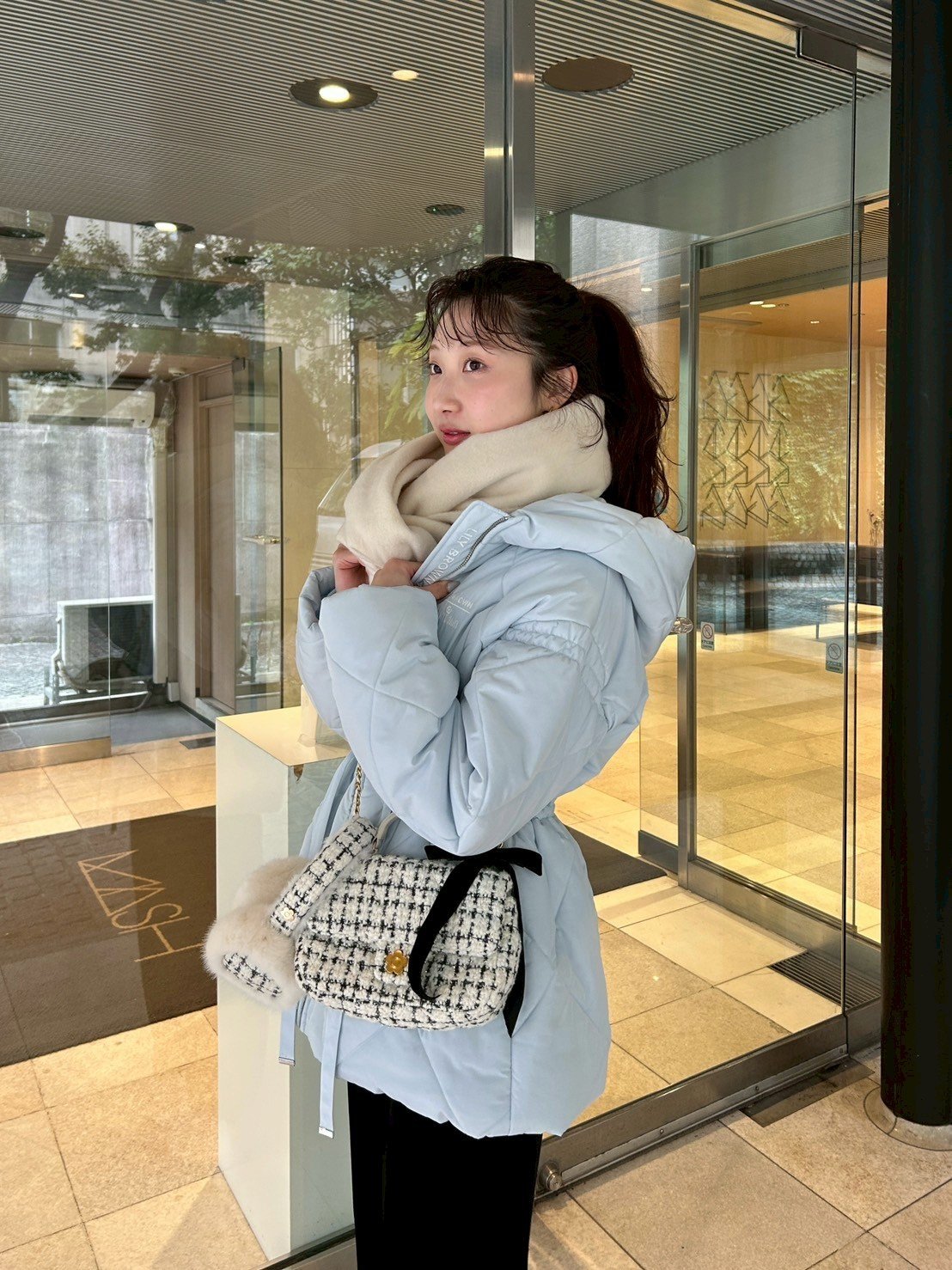 LILY BROWN｜【LILY BROWN×MARY QUANT】キルトダウンミドルコート