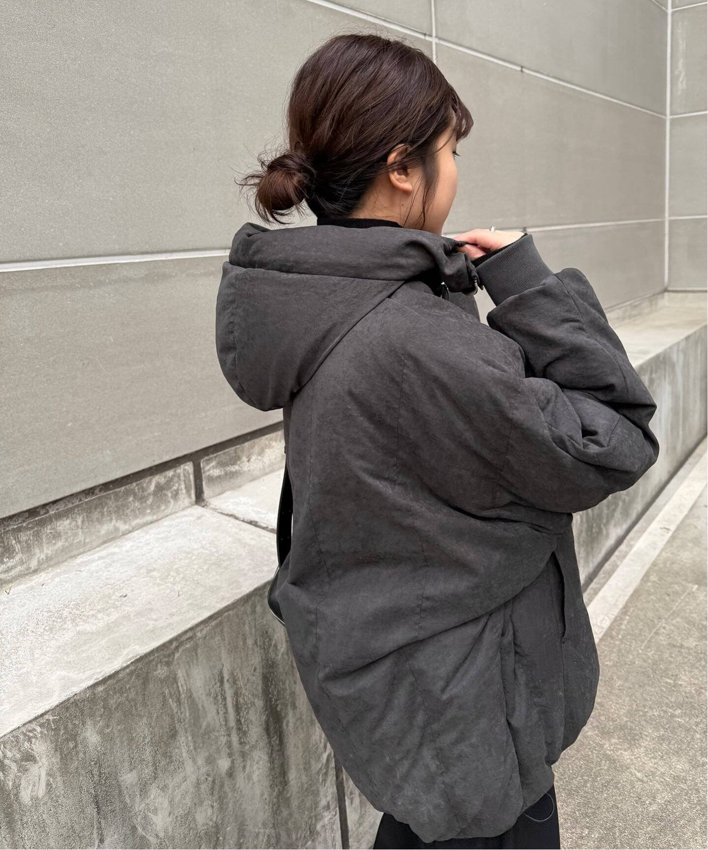 SLOBE IENA｜中綿ボリュームフードブルゾン | Rakuten Fashion(楽天