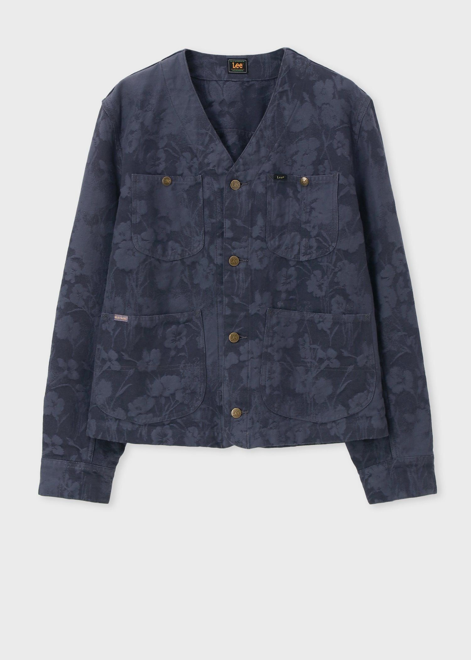 Paul Smith｜Paul Smith + Lee ジャカード ノーカラー ブルゾン