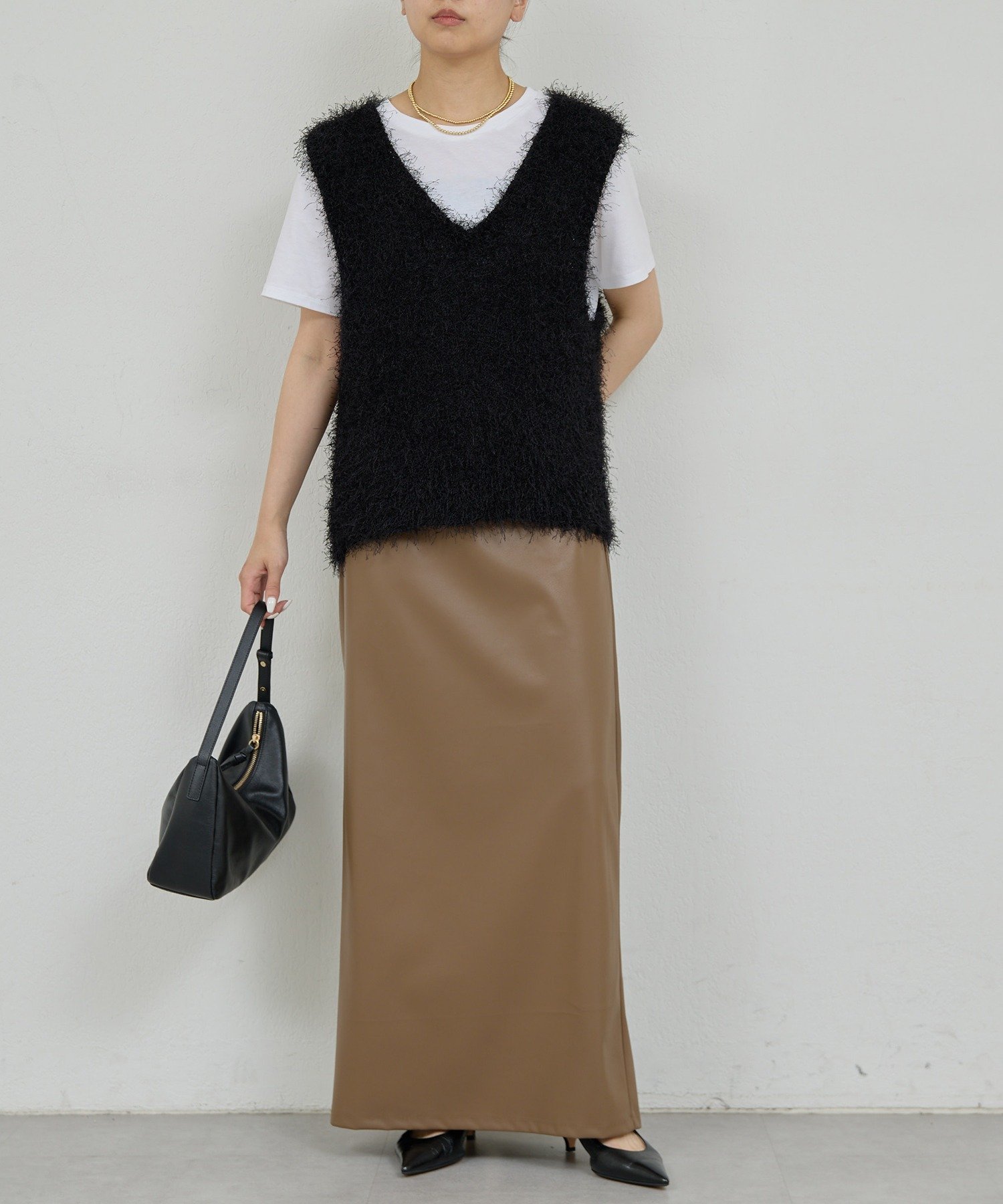 GALLARDAGALANTE｜フェイクレザータイトスカート | Rakuten Fashion