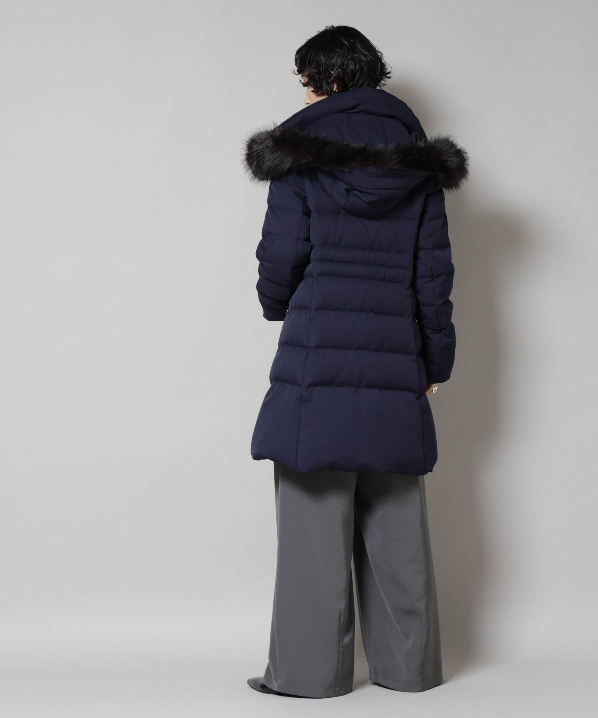 NANO universe｜「西川ダウン(R)」サージロングダウン | Rakuten