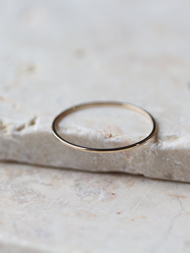 cui-cui｜ゴールド スキニー リング | K10YG | Rakuten Fashion(楽天