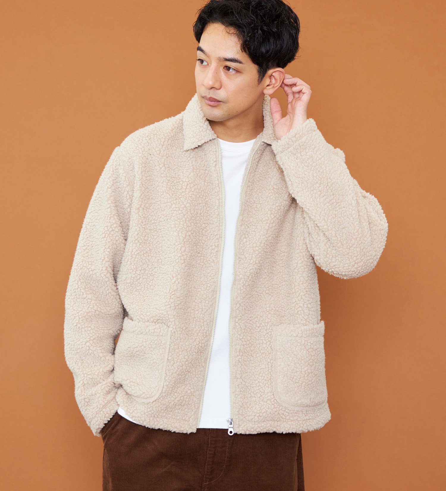 EDWIN ONLINE MALL｜Lee ボアジップアップジャケット | Rakuten