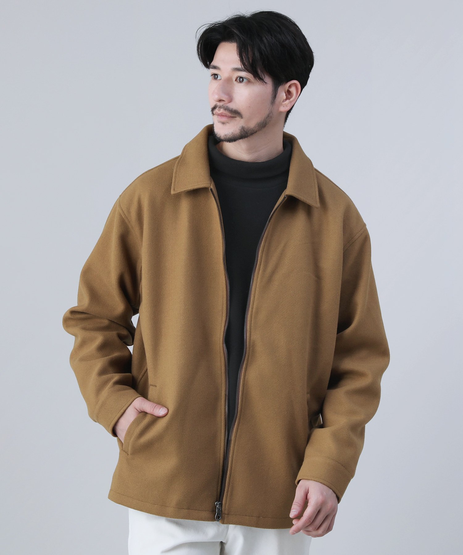 THE CASUAL｜TECHメルトンZIPブルゾン | Rakuten Fashion(楽天