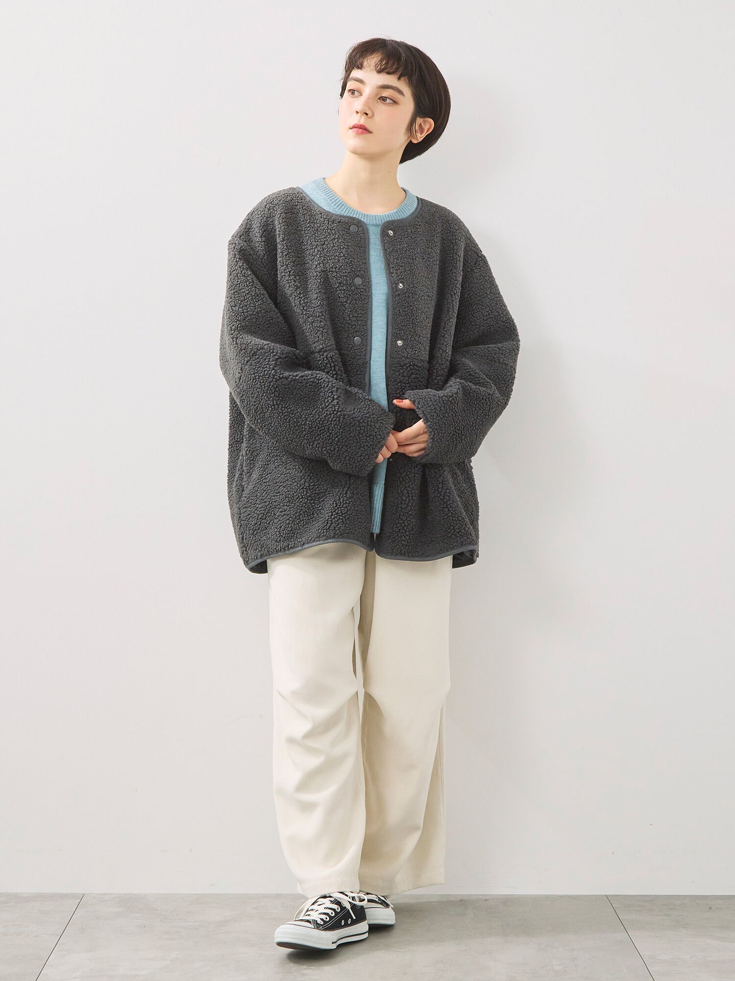 Samansa Mos2｜切替ボアジャケット | Rakuten Fashion(楽天