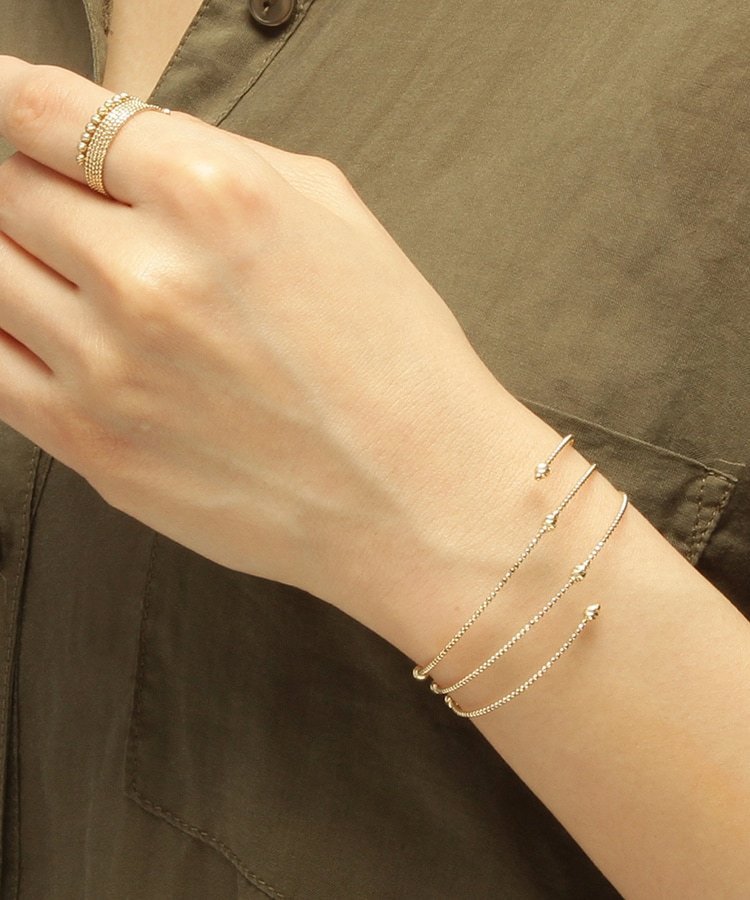 COCOSHNIK｜K10ハニー カットボール 形状記憶リング | Rakuten Fashion