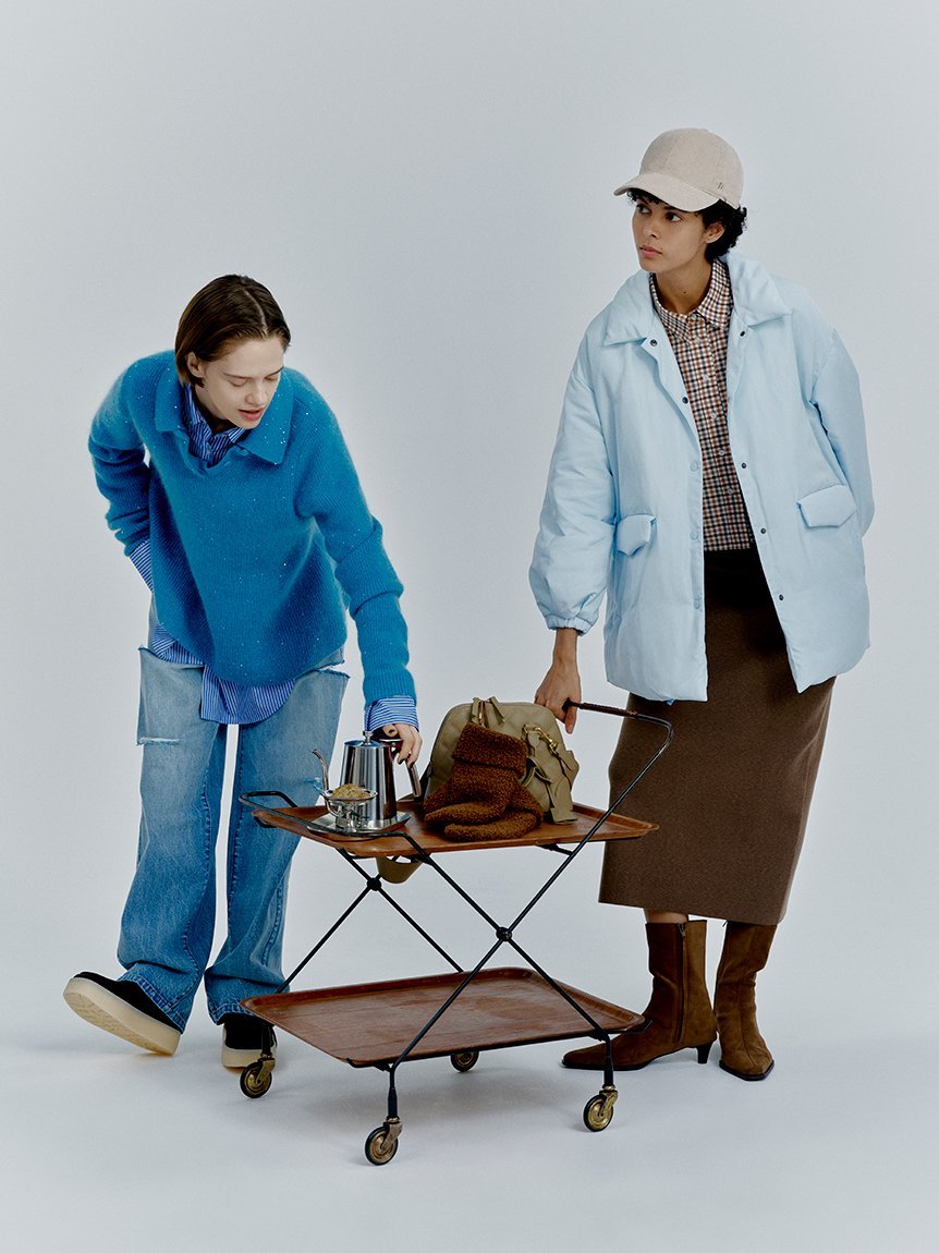 Mila Owen｜フレンチダウンテントシルエットジャケット | Rakuten