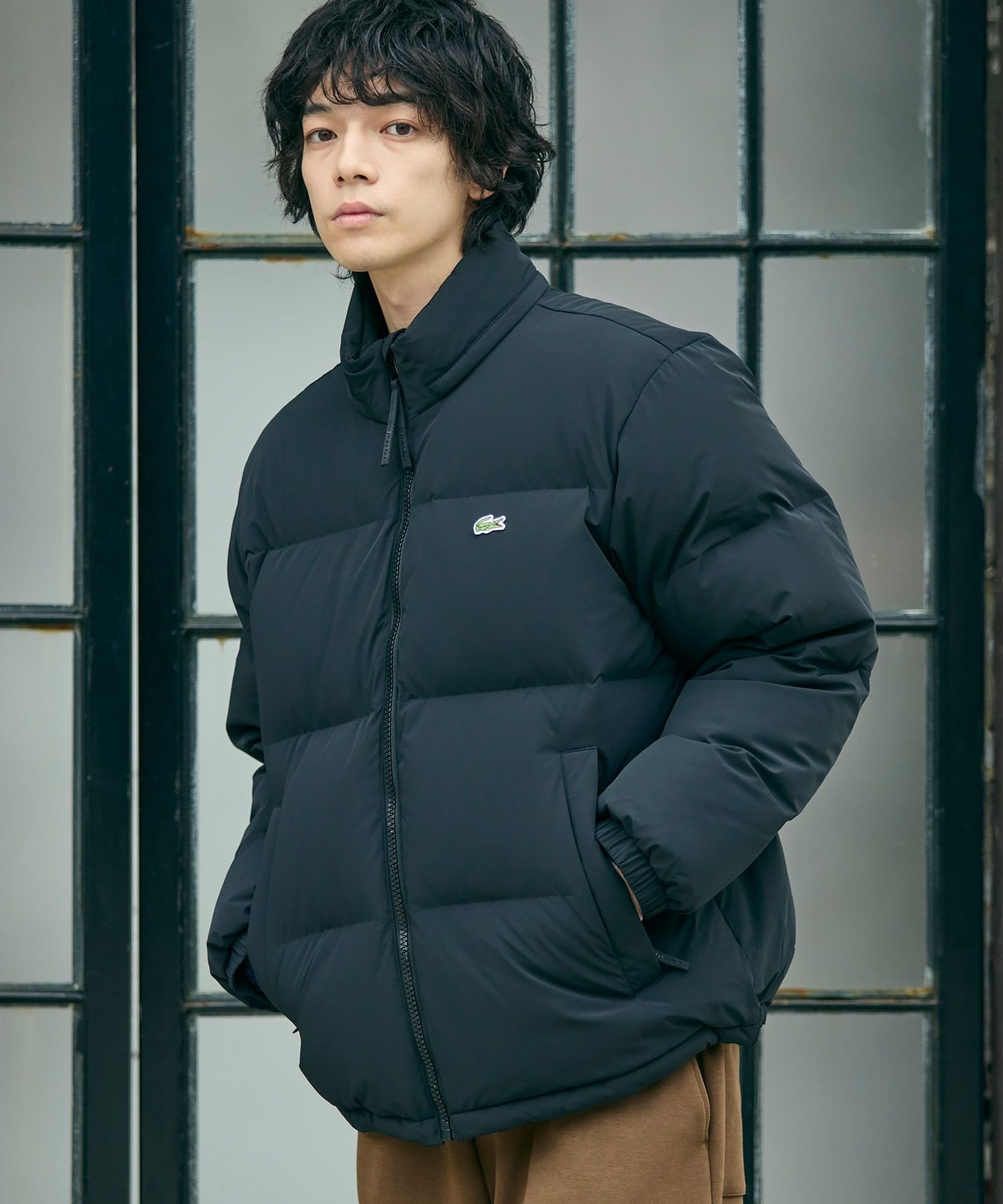 LACOSTE｜撥水 防風 テクニカルファブリック ボリュームダウン