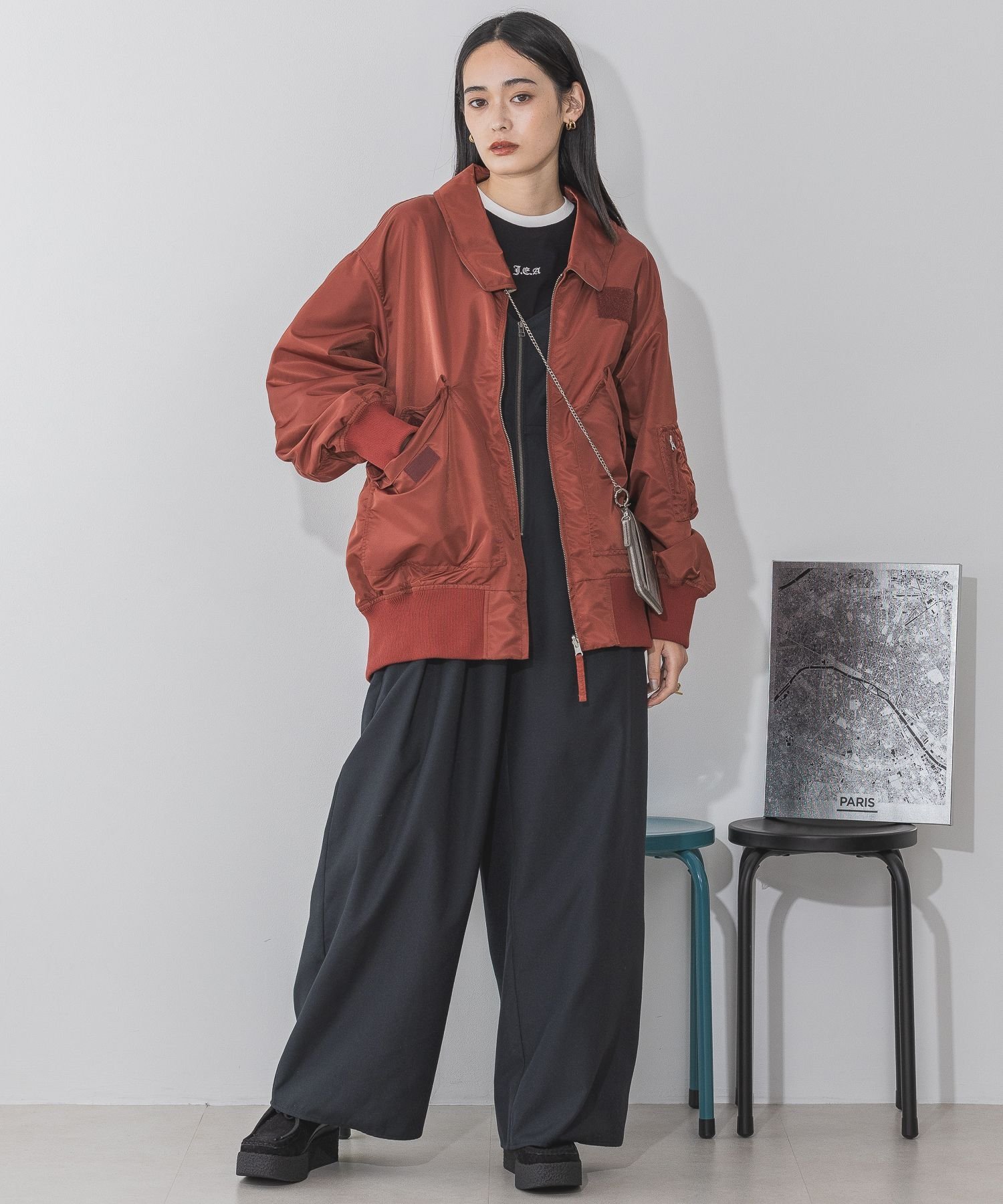 JEANASIS｜リバーシブルフライトジャケット | Rakuten Fashion(楽天