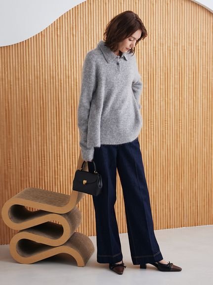 Mila Owen｜パッチポケットデザインシガレットデニムパンツ | Rakuten