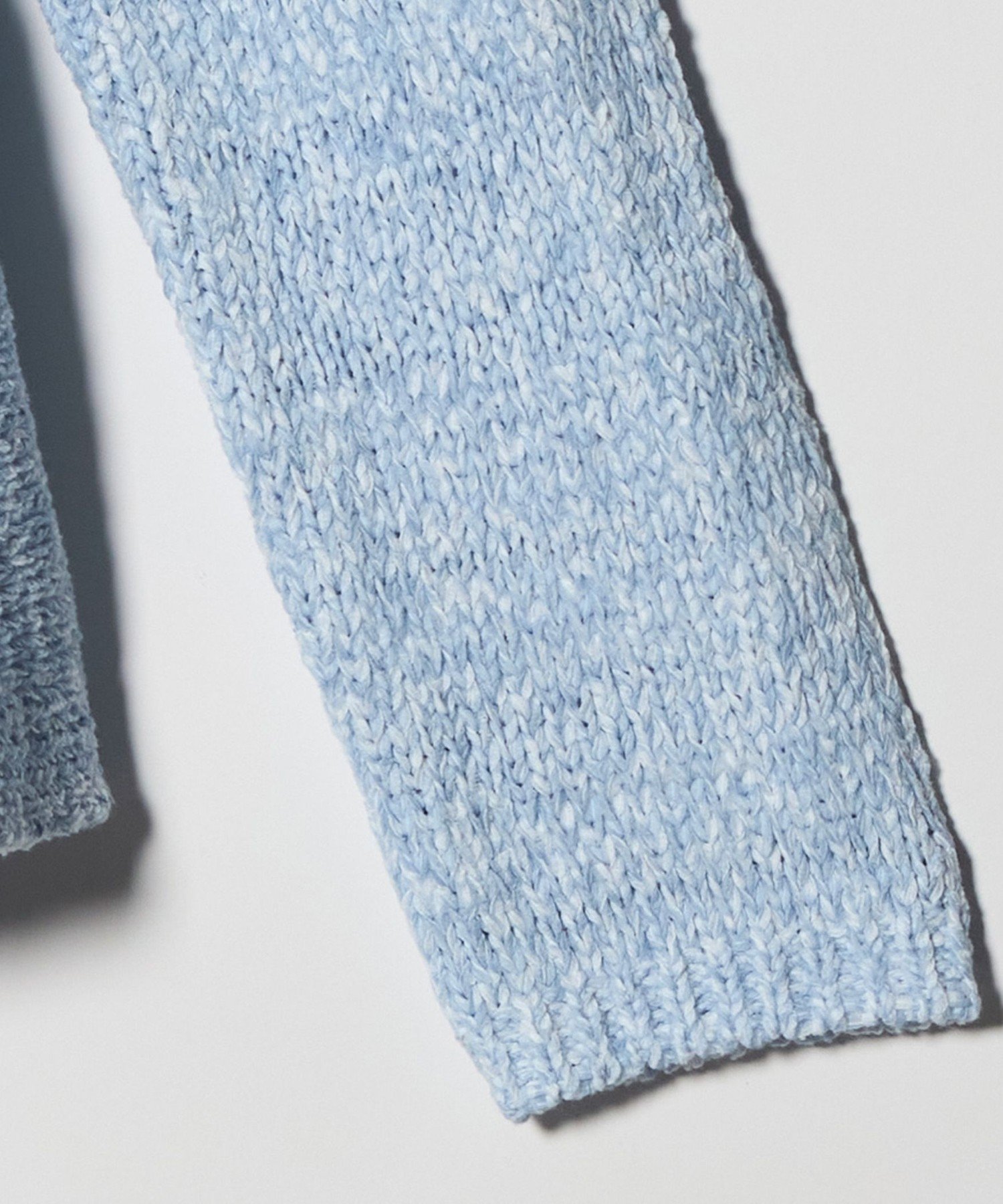 UNITED ARROWS｜ミックスカラー ペプラム ニット -ウォッシャブル