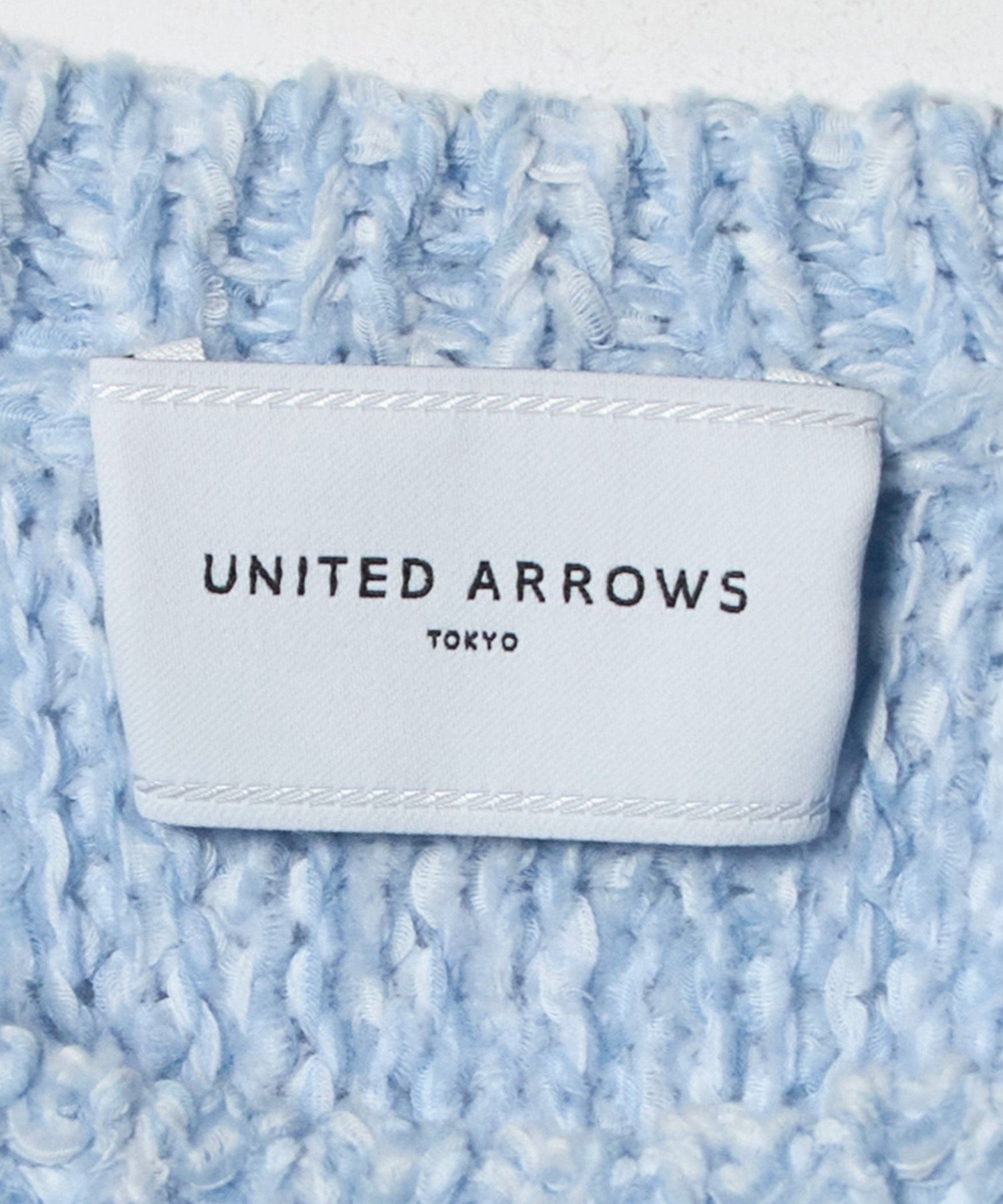 UNITED ARROWS｜ミックスカラー ペプラム ニット -ウォッシャブル