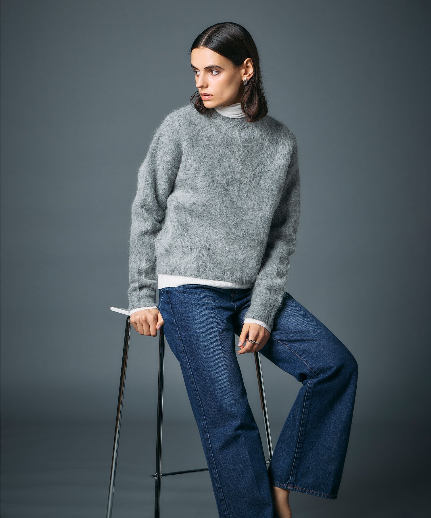 N.O.R.C｜アルパカシャギーニットプルオーバー | Rakuten Fashion(楽天