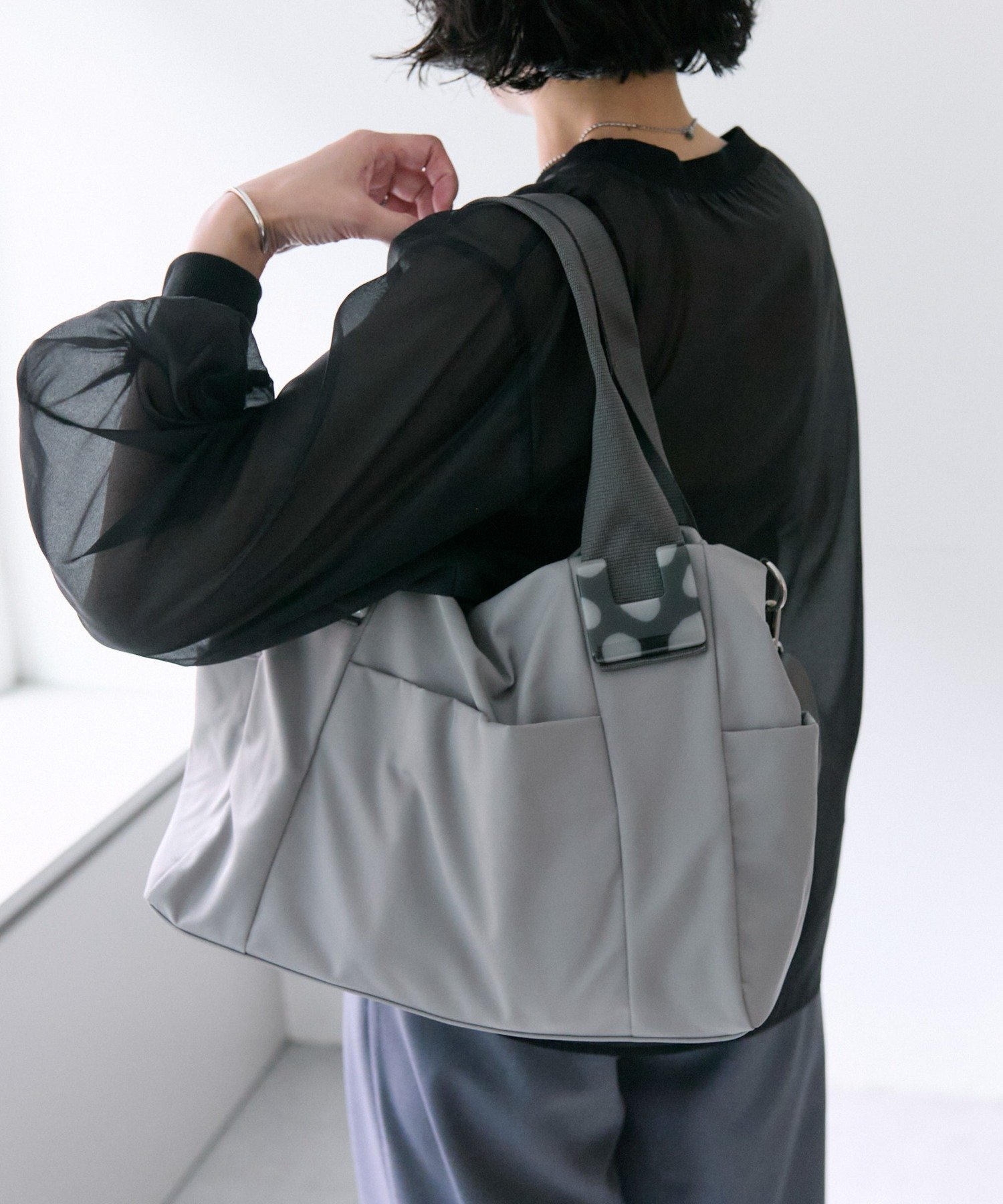 ear PAPILLONNER｜樹脂パーツトートバッグMサイズ | Rakuten Fashion