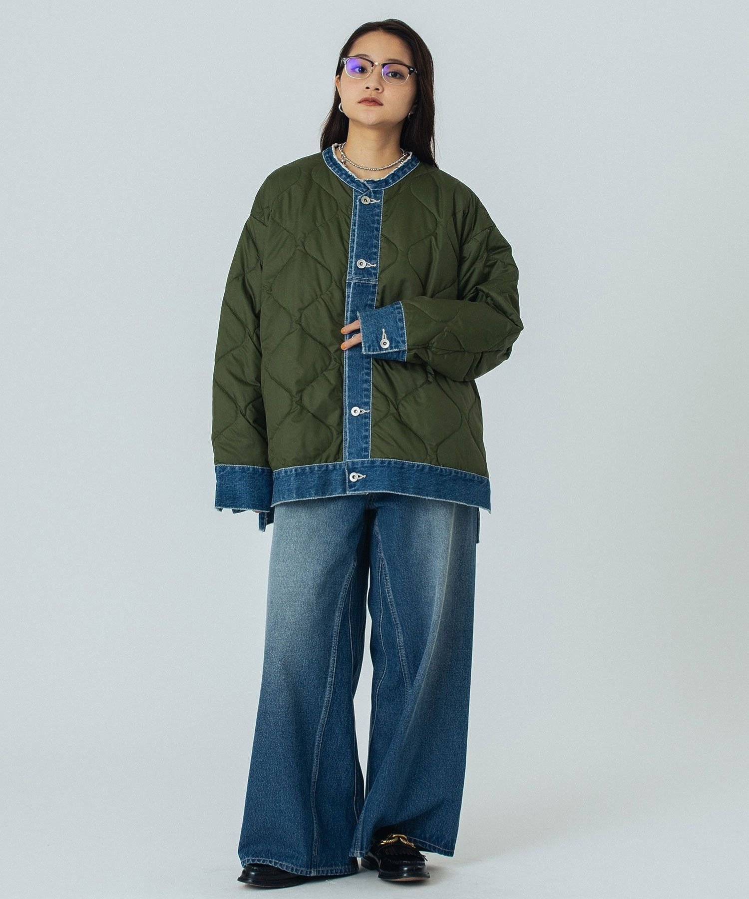 ROSE BUD｜DENIM x QUILTING JACKET | Rakuten Fashion(楽天