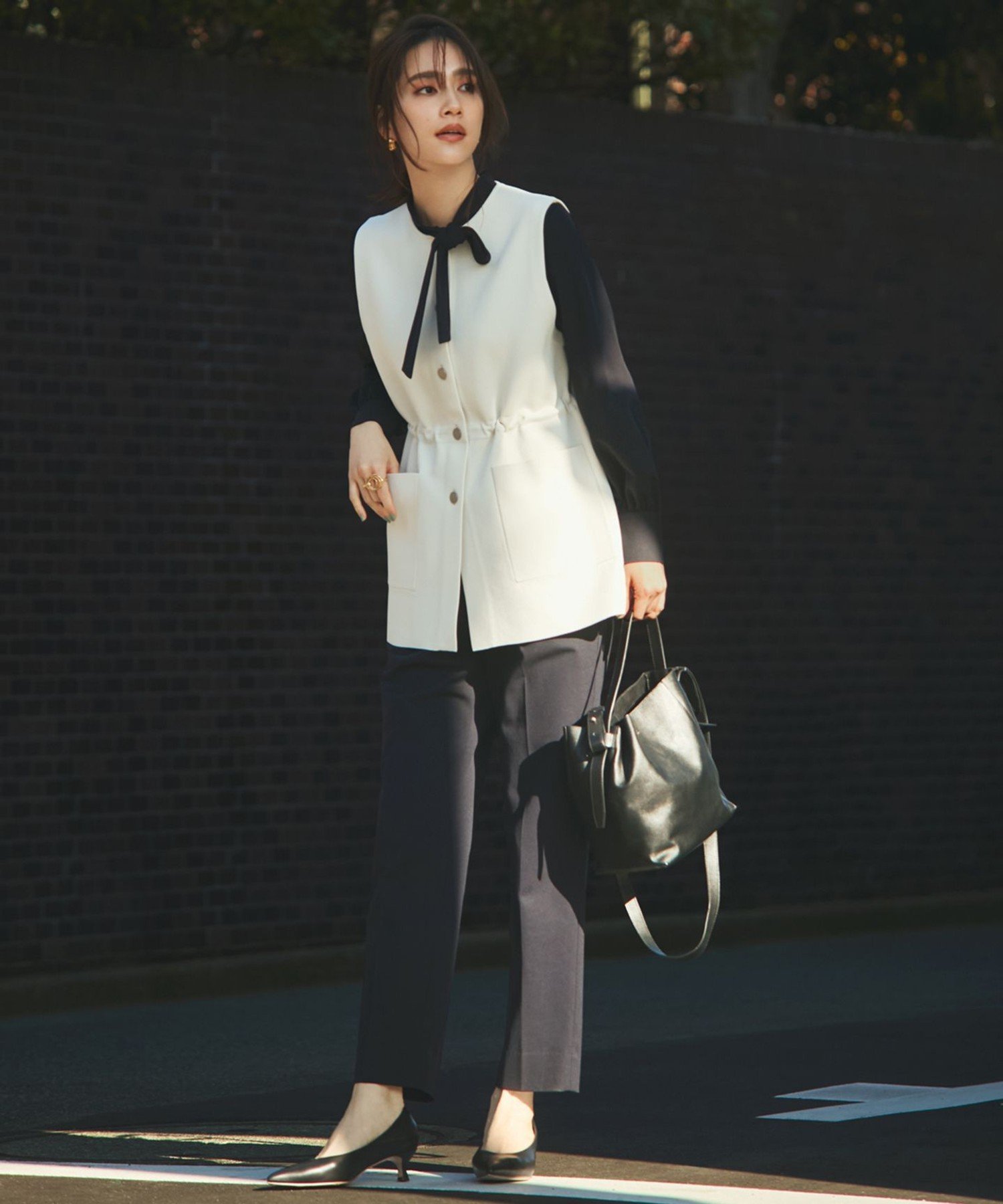 自由区｜【洗える】アムンゼンジャージー ブラウス | Rakuten Fashion