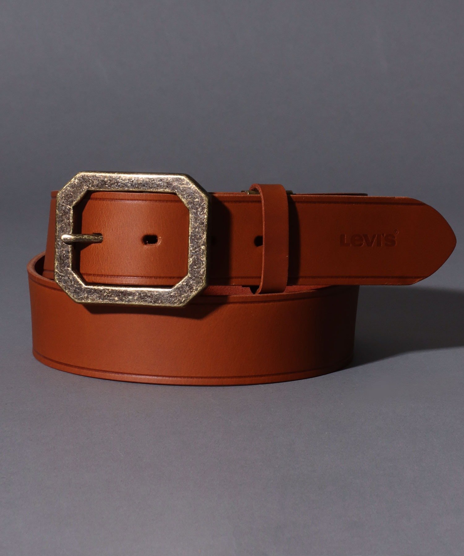 SITRY｜Levi's リーバイス ベルト メンズ 本革 八角バックル 40mm