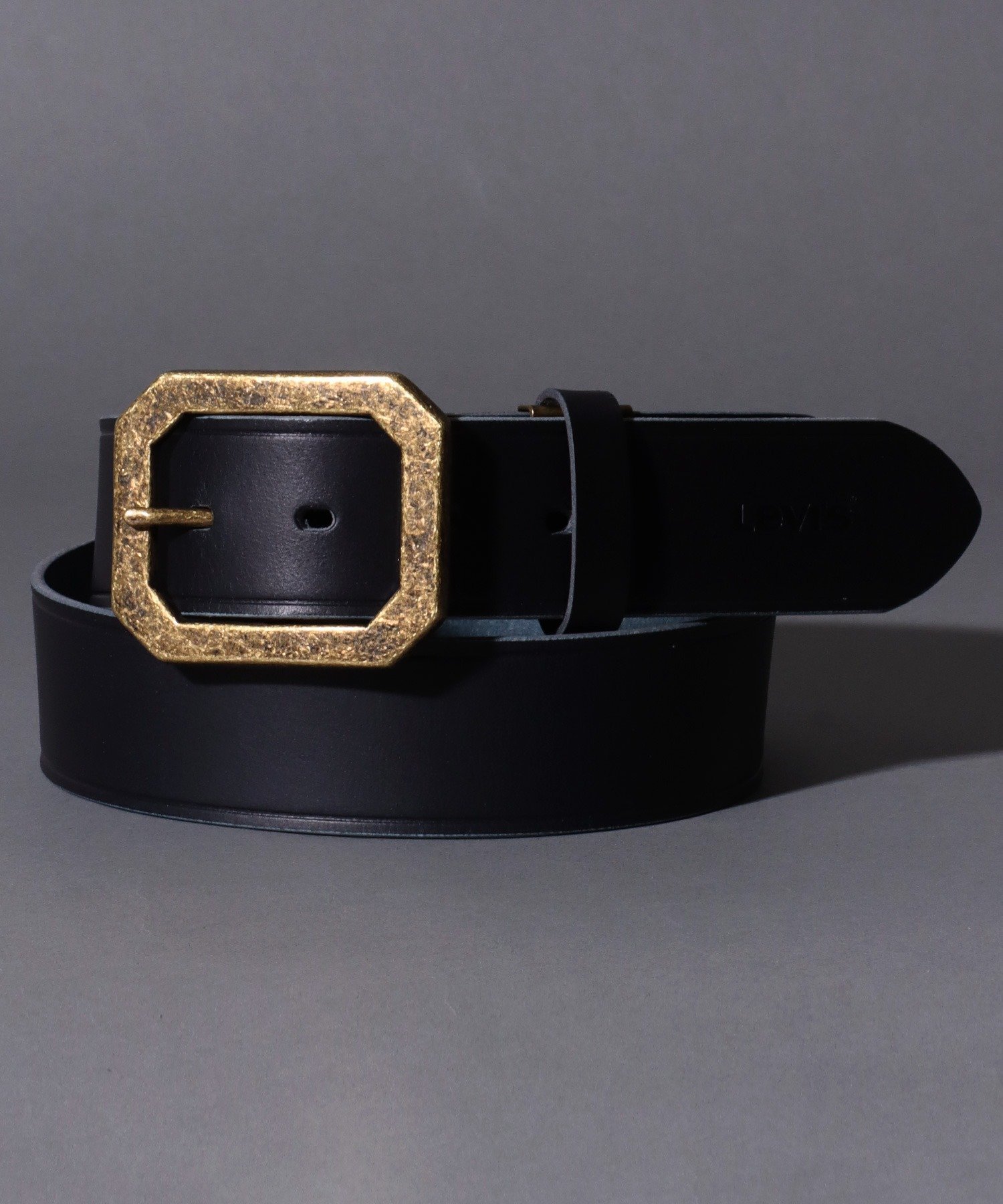 SITRY｜Levi's リーバイス ベルト メンズ 本革 八角バックル 40mm