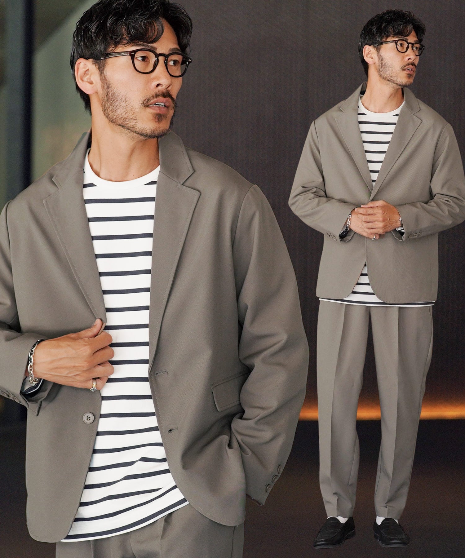 JIGGYS SHOP｜【セットアップ】リラックスシルエット カジュアルスーツ