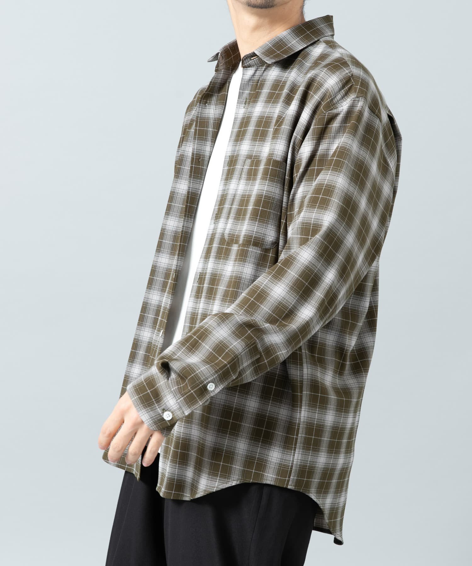 URBAN RESEARCH ROSSO｜『WEB限定』オンブレチェックリラックスシャツ