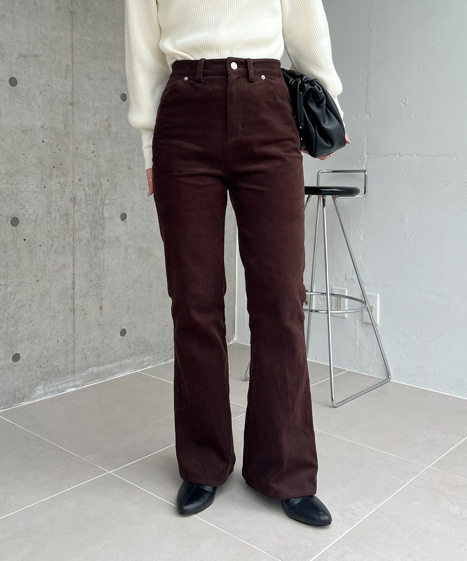 CAPRICIEUX LE'MAGE｜【新色/レイヤード対応】コーデュロイフレア