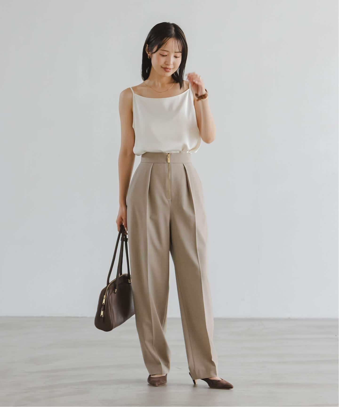 NOBLE｜《追加》メルティサテン2WAYキャミ | Rakuten Fashion(楽天