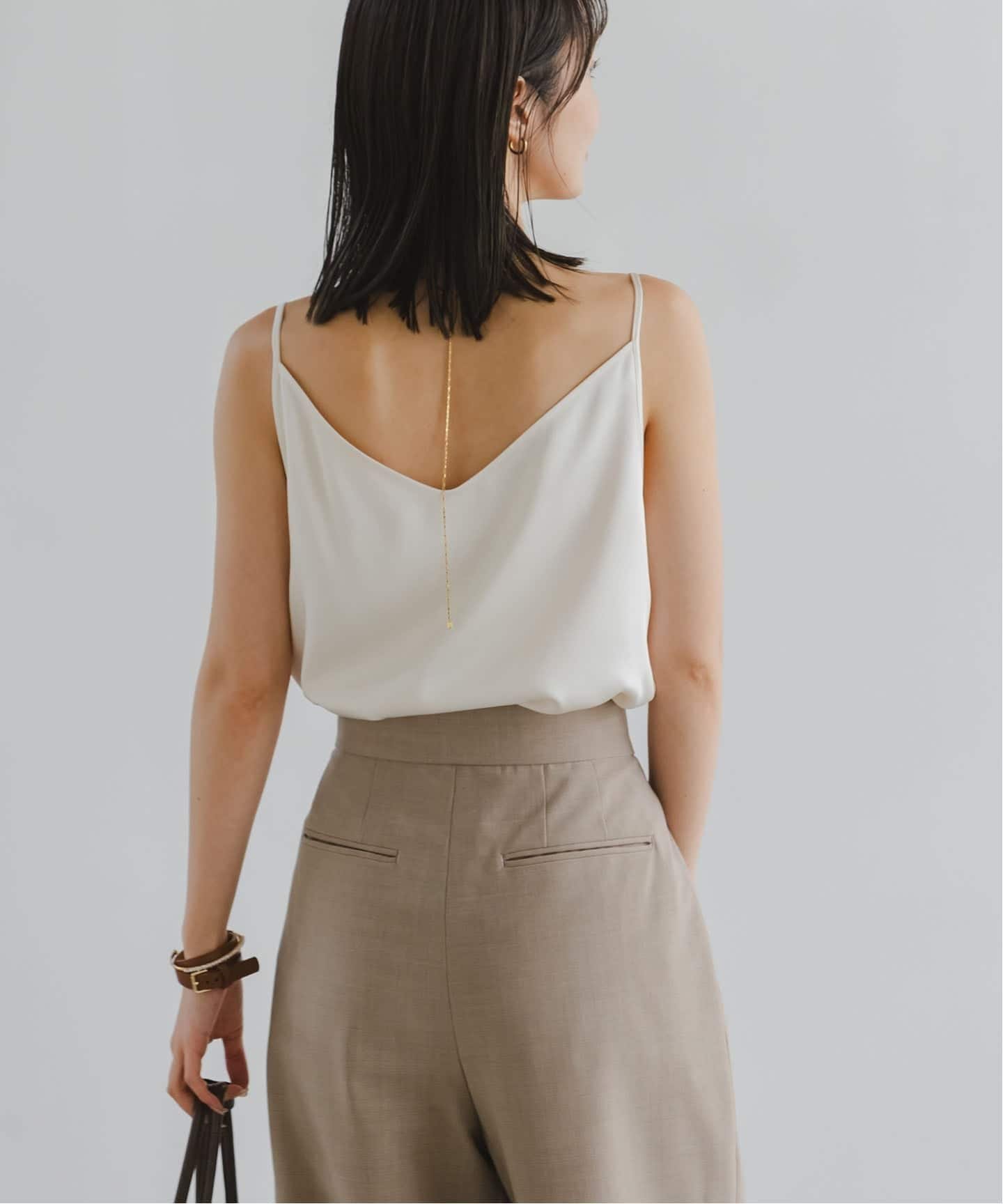 NOBLE｜《追加》メルティサテン2WAYキャミ | Rakuten Fashion(楽天