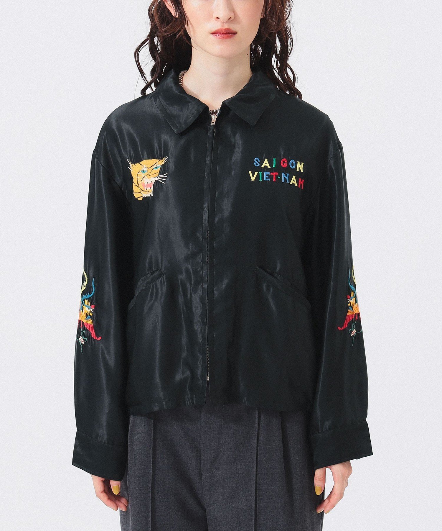 BEAMS WOMEN｜【別注】テーラー東洋 / アセテート ベトナム ジャケット