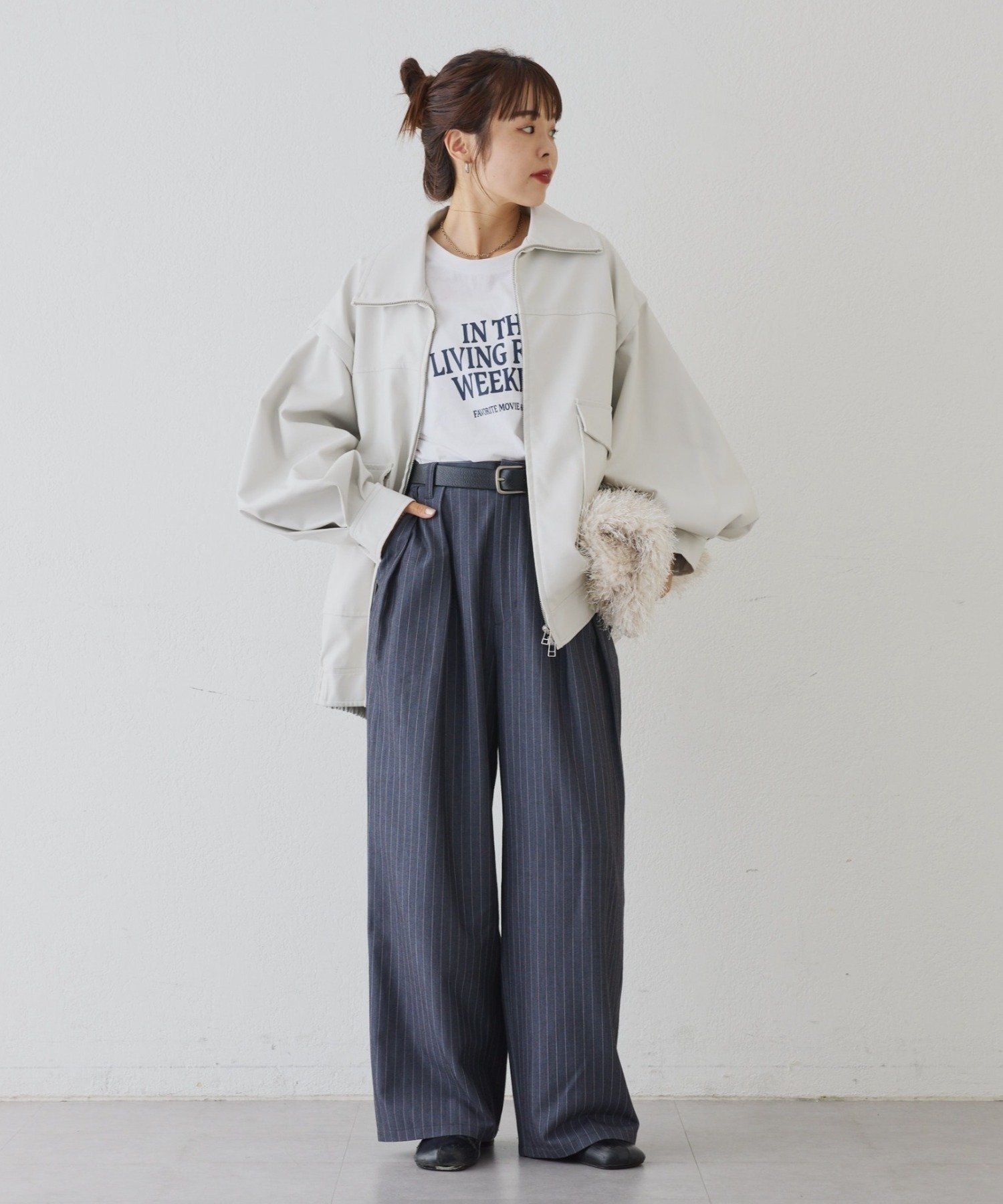 CIAOPANIC TYPY｜【袖取り外し可能/ユニセックス】フェイクレザー2WAY