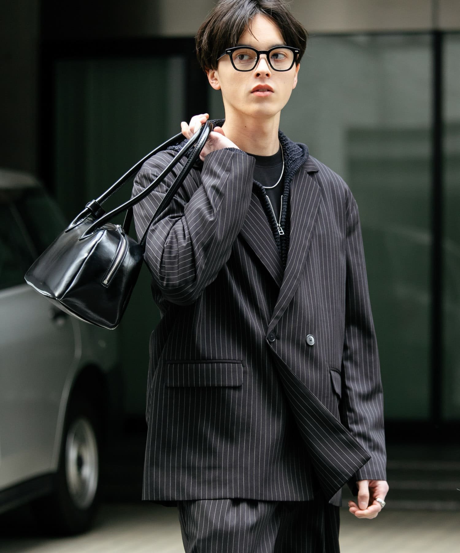 SENSE OF PLACE｜『セットアップ対応』ピンストライプルーズテーラード