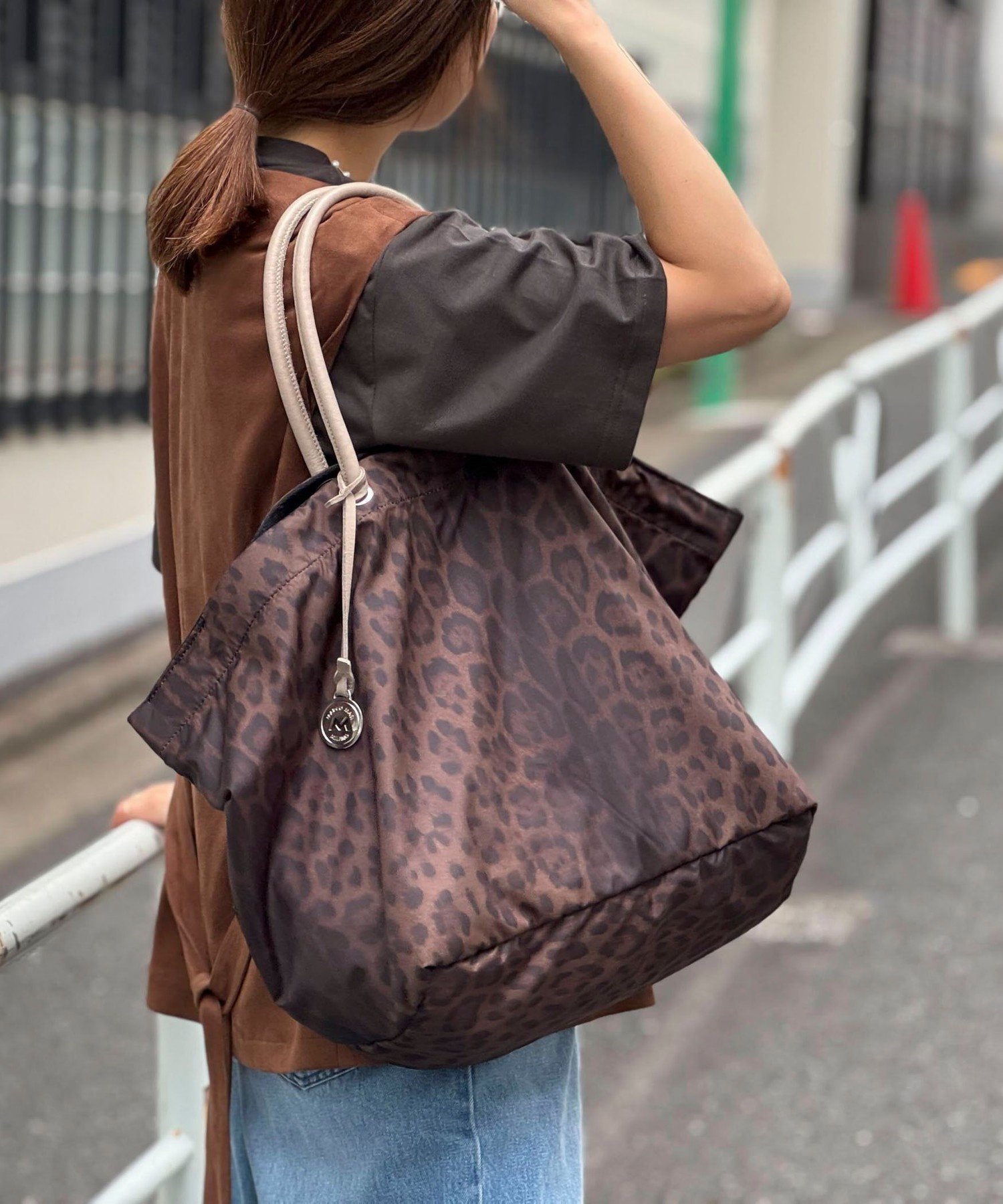 NOLLEY'S｜【MARCO MASI/ マルコマージ】レオパードナイロントート