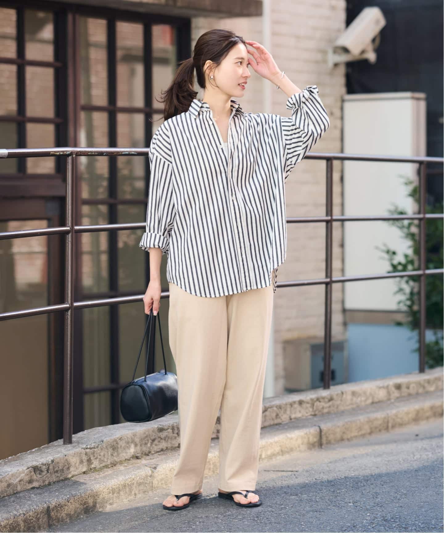 FRAMeWORK｜≪WEB限定 / 追加≫コットンストライプレギュラーカラー