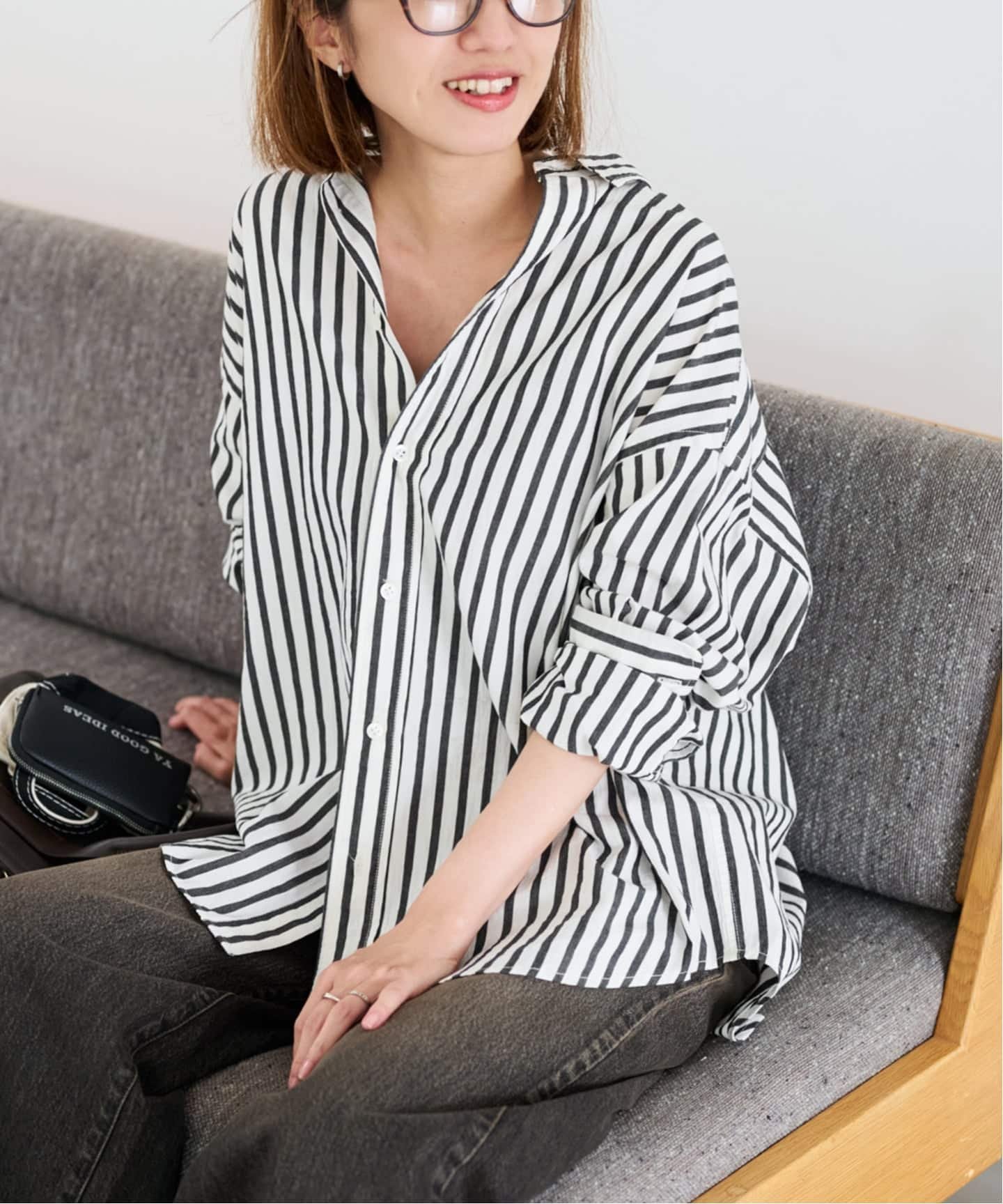 FRAMeWORK｜≪WEB限定 / 追加≫コットンストライプレギュラーカラー